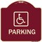 Signmission Parking Handicapped Symbol Heavy-Gauge Aluminum Architectural Sign, 18" x 18", BU-1818-23477 A-DES-BU-1818-23477 - alternate 1